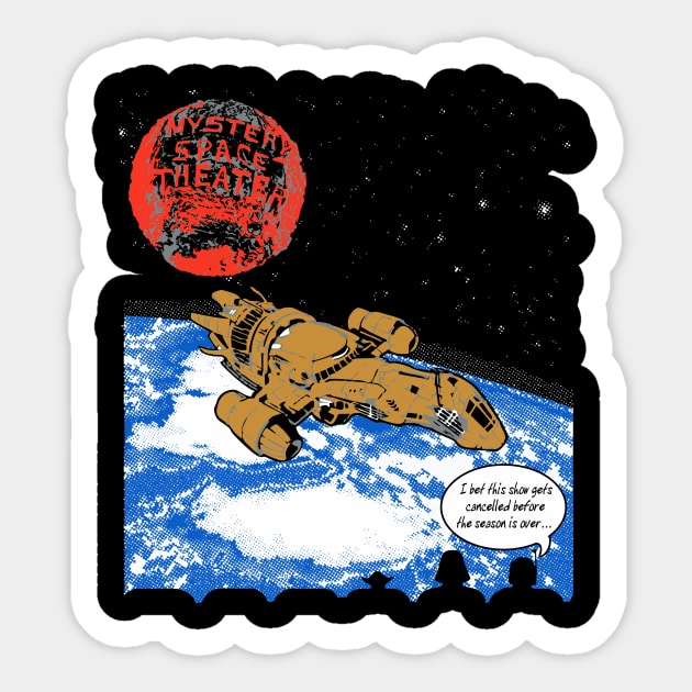 Mystery Space Theater Sticker by Pixhunter